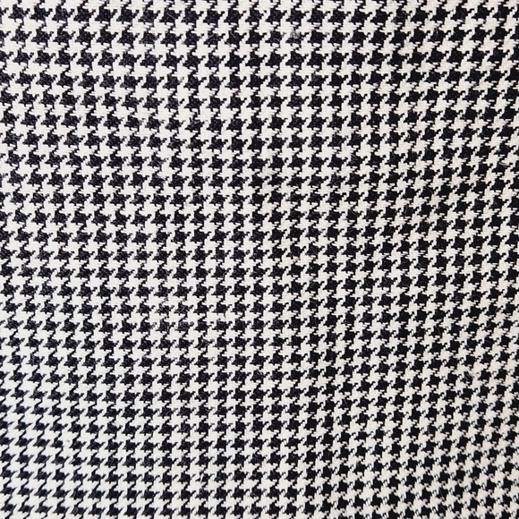 LAUREN Ralph Lauren Black White Houndstooth Tank Sheath Dress Linen Wool SZ: 4 - Picture 10 of 10
